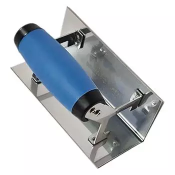 Stainless Steel Corner Trowel Long Lasting Rustproof with Comfortable Grip Handle Suitable for Home and Commercial Use B