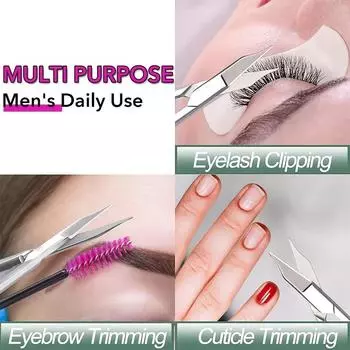 Stainless Steel Cuticle Scissors Nail Clippers Trimmer Manicure Tools Eyebrow Tools Dead Skin Remover Personal Care Tools