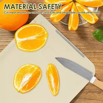 Stainless Steel Cutting Board Food Grade Chopping Board Double Sided Cutting Board Easy to Clean Chopping Board Easy to Storage зелёный