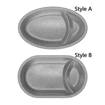 Stainless Steel Dessert Appetizer Plate Dinner Plate Grid Design Fruit Organizer Kitchen Metal Dish Plate for Hotel Party BBQ