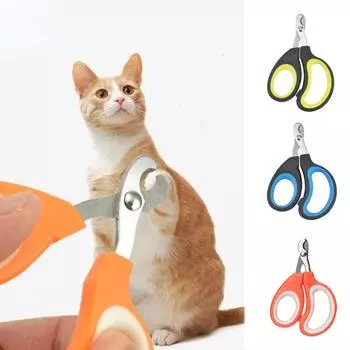 Stainless Steel Dog Nail Clippers Professional Dog Nail Trimmer Cat Toe Claw Trimmer Puppy оранжевый/чёрный