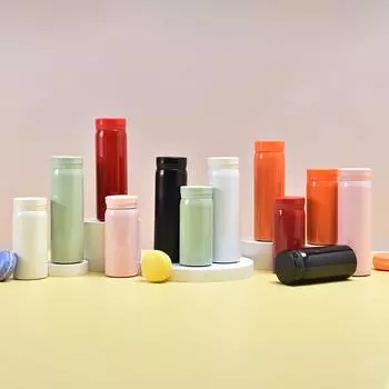 Stainless Steel Double-layer Vacuum Cup Mini Compact Men s and Women s Gift Cup Cute Pocket Cup 200ml