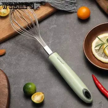 Нержавеющая сталь венчик для взбивания яиц ручной венчик для взбивания сливок кухонный венчик для взбивания яиц яичный белок масло принадлежности для выпечки кухонные принадлежности 27.5*6CM
