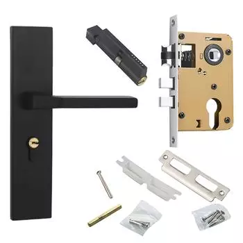 Stainless Steel Entry Door Handle with Lock and Key AntiRust Door Handle Lock for Screen Door Patio Door Easy to Instal C