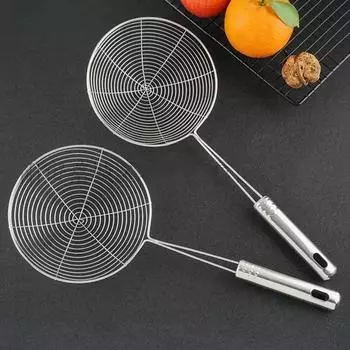 Stainless Steel Filter Oil Pot Food Filters French Fries Separator Household Kitchen Utensils Baking Cooking Tools Foods Sifter
