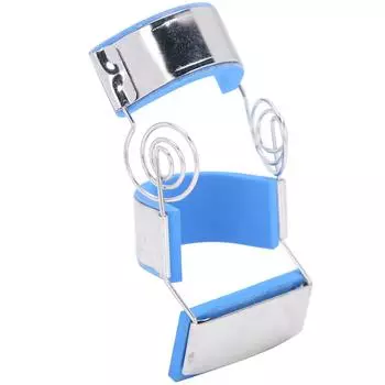 Stainless Steel Finger Rehabilitation Trainer Sprain Fracture Fixing Finger StraightenerL S(for 2-4kg)