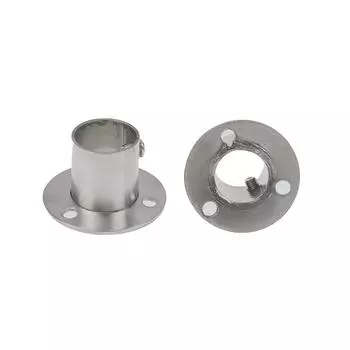 Нержавеющая сталь Фланец Сиденье Гардеробная Шторка Круглая Трубка Сиденья Кронштейн