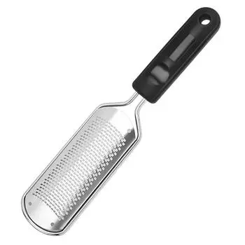 Stainless steel foot file double-sided calluses and dead skin removal, foot grinder, foot plate rubbing белый