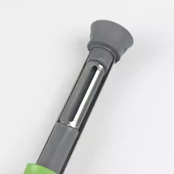 Stainless Steel Fruit Corers Peeler Easy Using Durable Peeler for Home Kitchen Random Color Send розовый