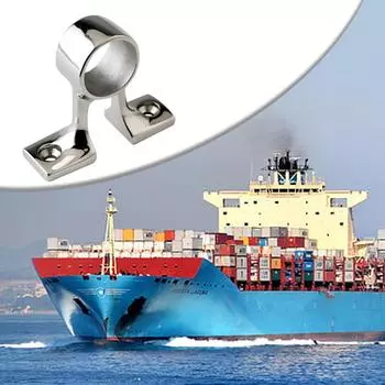 Кронштейн для крепления поручня из нержавеющей стали для труб диаметром 25 мм, устойчивый, подходит для водных транспортных средств, морских лодок