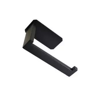 Stainless Steel Hanger Square Household Stand Rack Rustproof Paper Holder Smooth Surface Strong Bearing Capacity Towel чёрный