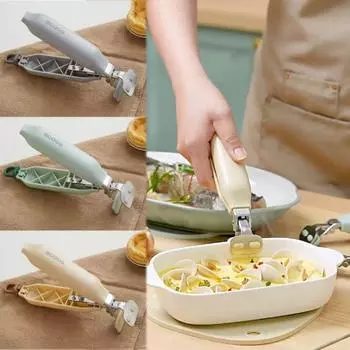 Stainless Steel Kitchen Bowl Clip Non-slip Plate Bowl Holder Bowl Picking Clip for Bowl Plate зелёный