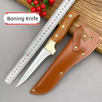 Stainless Steel Kitchen Knife Butcher Boning Knife Meat Fish Cutting Chef Sushi Knife Cleaver Fruit Paring Cutter Tools without cover