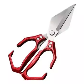 Stainless Steel Kitchen Shears Heavy Duty Kitchen Scissors for Meat Fish Poultry Commercial Kitchen Equipment