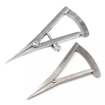 Разделитель из нержавеющей стали для кожи, металлический измерительный инструмент, бытовой аксессуар для поделок из кожи своими руками, художественных изделий ручной работы