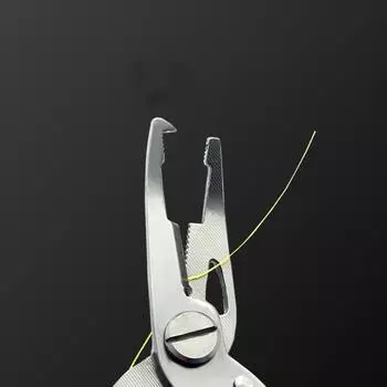 Stainless Steel Lure Tongs Fishing Tongs With Aluminum Alloy Fishing Gear Outdoor Fishing Lure Tongs чёрный