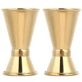 Stainless Steel Measuring Cup Wine Glass Ounce Cup Cocktail Jigger Drink Liquid Measuring ToolsL