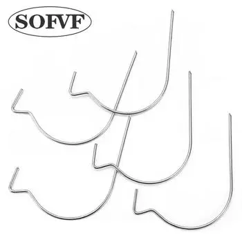 Stainless steel metal perforated wall hooks