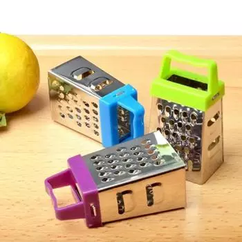 Stainless Steel Mini Four Sided Grater Multi Function Peeler Fruit Ginger Garlic Grater Cooking Kitchen Accessories Kitchenware
