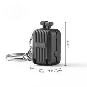 Stainless Steel Mini Nail Clipper Foldable Nail Cutting Pliers New Luggage Compartment Keychain Small чёрный