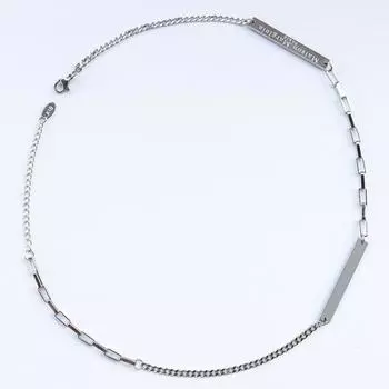 Многослойное перекрывающееся ожерелье из нержавеющей стали, женское съемное ожерелье с цепочкой на ключицу, геометрическая подвеска для женских ювелирных изделий