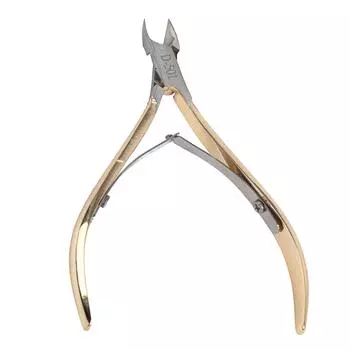Stainless Steel Nail Cuticle Nipper Clipper Dead Skin Scissor Nail Manicure Tool Gold