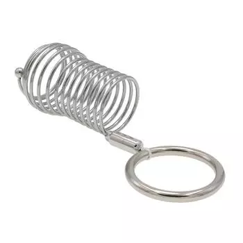 Кольцо на пенис из нержавеющей стали, Полупротекающее, Удовольствие, Экзотический презерватив, Кольцо овечий глаз , Игра для мужчин и женщин, Секс-инструменты, Товары для взрослых, Не спадает 30Inner Diameter Ring+38S