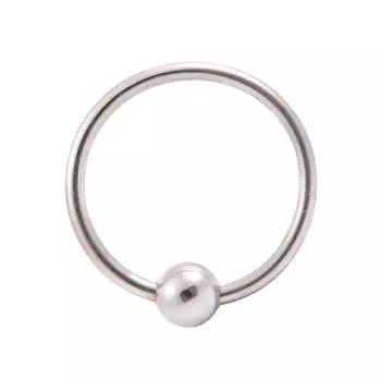 Кольцо для пениса из нержавеющей стали с одной бусиной, кольцо с овечьим глазом, страсть для пары, секс-инструменты, страсть для пары, взрослые принадлежности для пар Inner Diameter25mm
