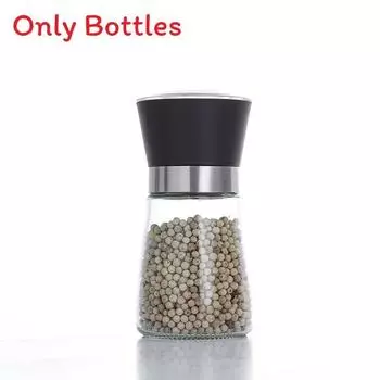 Stainless Steel Pepper Grinder Household Kitchen Seasoning Grinding Bottles 180ml