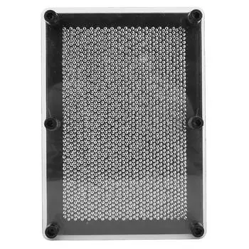 Stainless Steel Pin Art Toy 3D Hand Model Toys Desk Ornament Birthday Gift Decoration