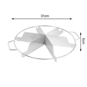 Stainless Steel Pizza Slicer 6/7/8-Slice Cake Cutter New Slicers Kitchen 6 Copies