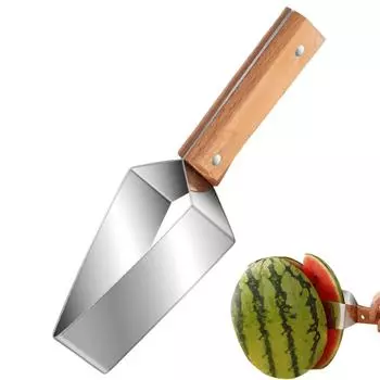 Stainless Steel Portable Watermelon Cutter Tool Salad Fruit Slicer Cutter Tool Watermelon Cutter Kitchen Accessories Gadgets
