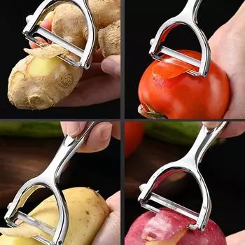 Stainless Steel Potato Peeler Cucumber Carrot Peeling Fruit Scraper Vegetables Knife Planer Tools Peeling Multifunctional P D1V6