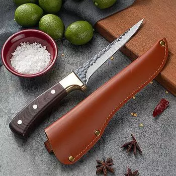 Stainless Steel Professional Boning Knife Meat Cleaver for Kitchen Knife Fruit Slicing Butcher Knife Handmade Chef Knife Cooking