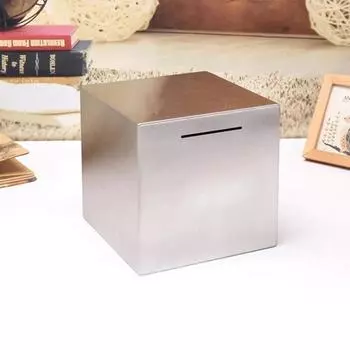 Stainless steel safe piggy bank Children s safe piggy bank High safety piggy bank 85LA