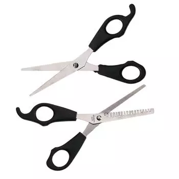 Stainless Steel Salon Beauty Trim Bangs Thinning Flat Shears Hair Scissors Hair Cutting Styling Tool Hairdressing Set