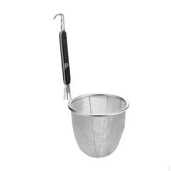 Stainless Steel Spaghetti Strainer Deep Fry Basket Food Dumpling Noodle for