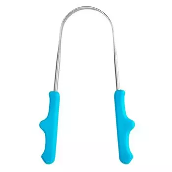 Stainless Steel Tongue Scraper Cleaner Fresh Breath Remove Halitosis Oral Care Tool U Shaped Portable Cleaning Tools Women