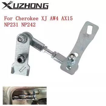 Stainless steel Transfer Case Linkage Kit Fits for Jeep Cherokee XJ Comanche MJ 1986-2001 Silver Transmission Accessories серебряный