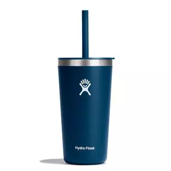 Stainless Steel Tumbler All Around Tumbler With Straw Lid All Around Tumbler with Straw Lid 20oz 591ml Indigo Japanese Thermal/Cold (Genuine Product)