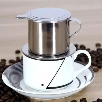 Stainless Steel Vietnamese Coffee Maker 50/100ml Coffee Pot Drip Filter Coffee Maker Portable Vietnamese Style Coffee Dripper
