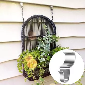 Крючки для винилового сайдинга из нержавеющей стали, не требующие отверстий, нержавеющие прочные зажимы, вешалка 10 pcs