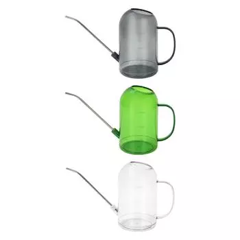 Stainless Steel Watering Can Gardening Tool Plant Watering Can for Indoor Outdoor Garden Flower Planter Houseplants Flower серый