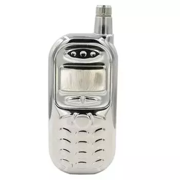 Stainless Steel Whisky Flagon 3oz Wine Bottle Portable Phone Shaped Hip Flask Camping