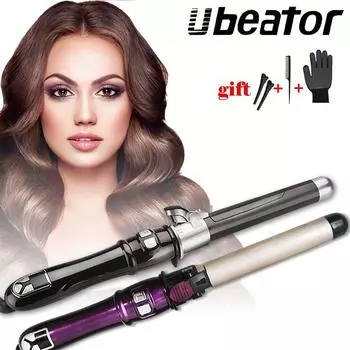 Стайлер для автоматической завивки волос 25mm-UK Plug фиолетовый