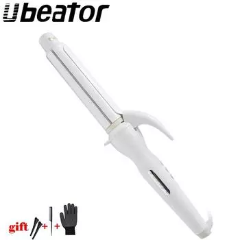 Стайлер для завивки волос с керамическим покрытием US Plug белый
