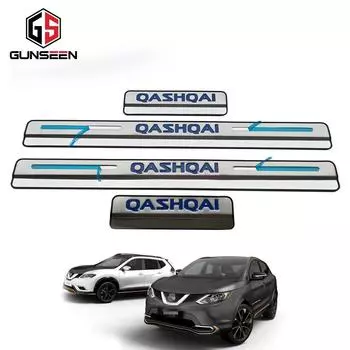 Стайлинг автомобиля для Nissan Qashqai на порог J11 накладка из нержавеющей стали педаль на пороге авто аксессуары наклейка 2015