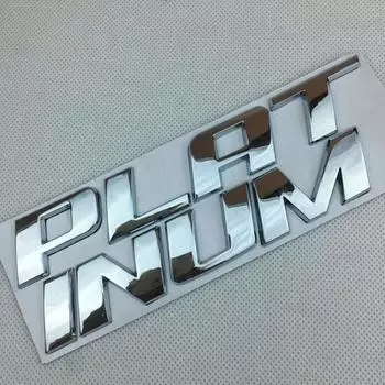 Стайлинг автомобиля, платиновая буквенная эмблема, наклейка, металлическая хромированная наклейка для Fo + rd Expendition Explorer