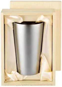 Стакан Asahi Titanium 240 мл Kasumi TW-5 серебряный