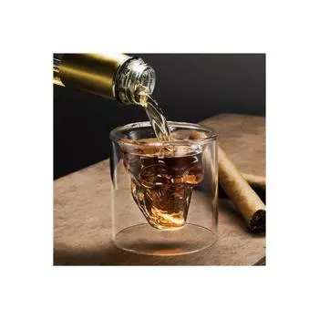 Стакан черепа с двойными стенками, 150 мл